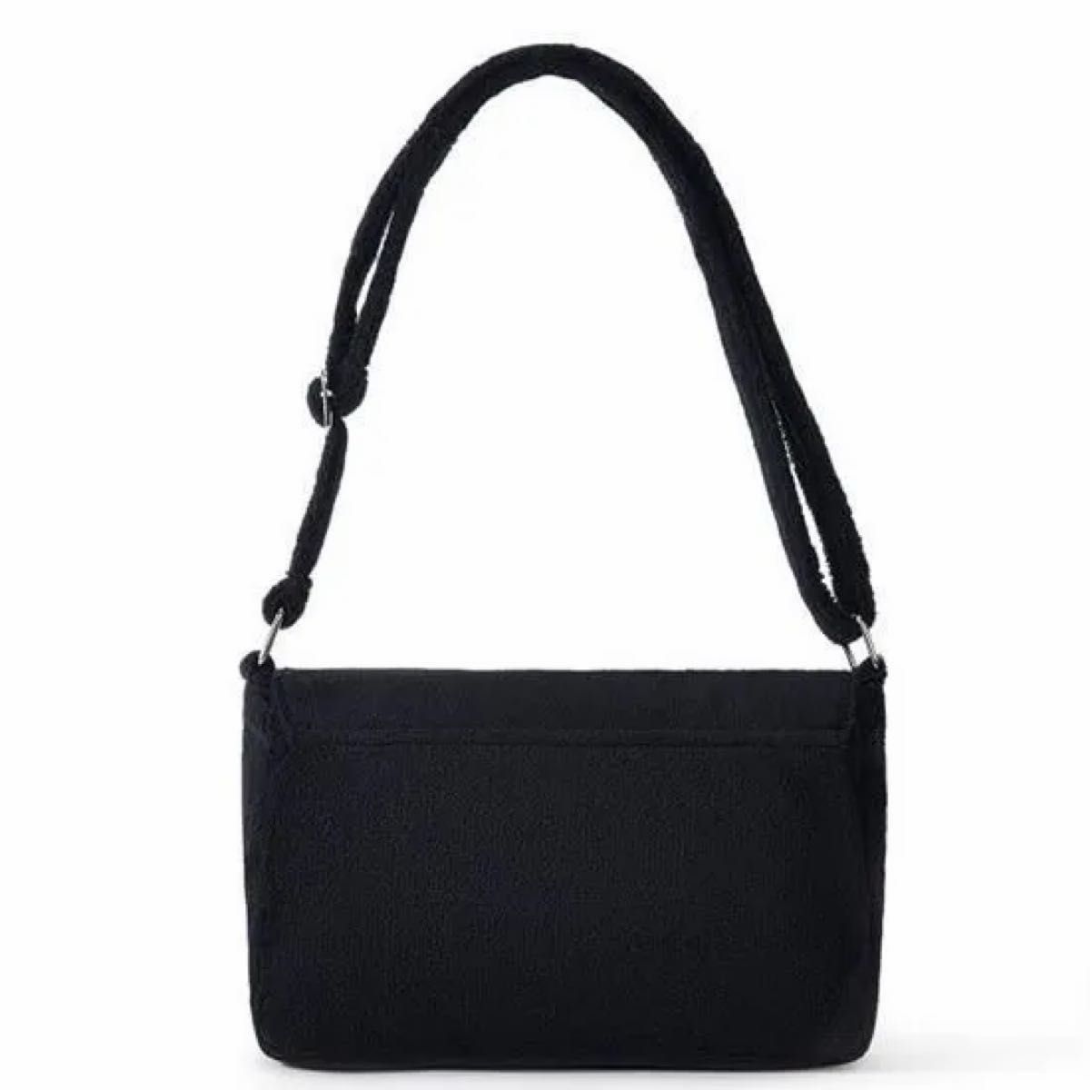 CHANEL シャネル ミニバッグ ポーチ コーヒーブラウン×ホワイトロゴ