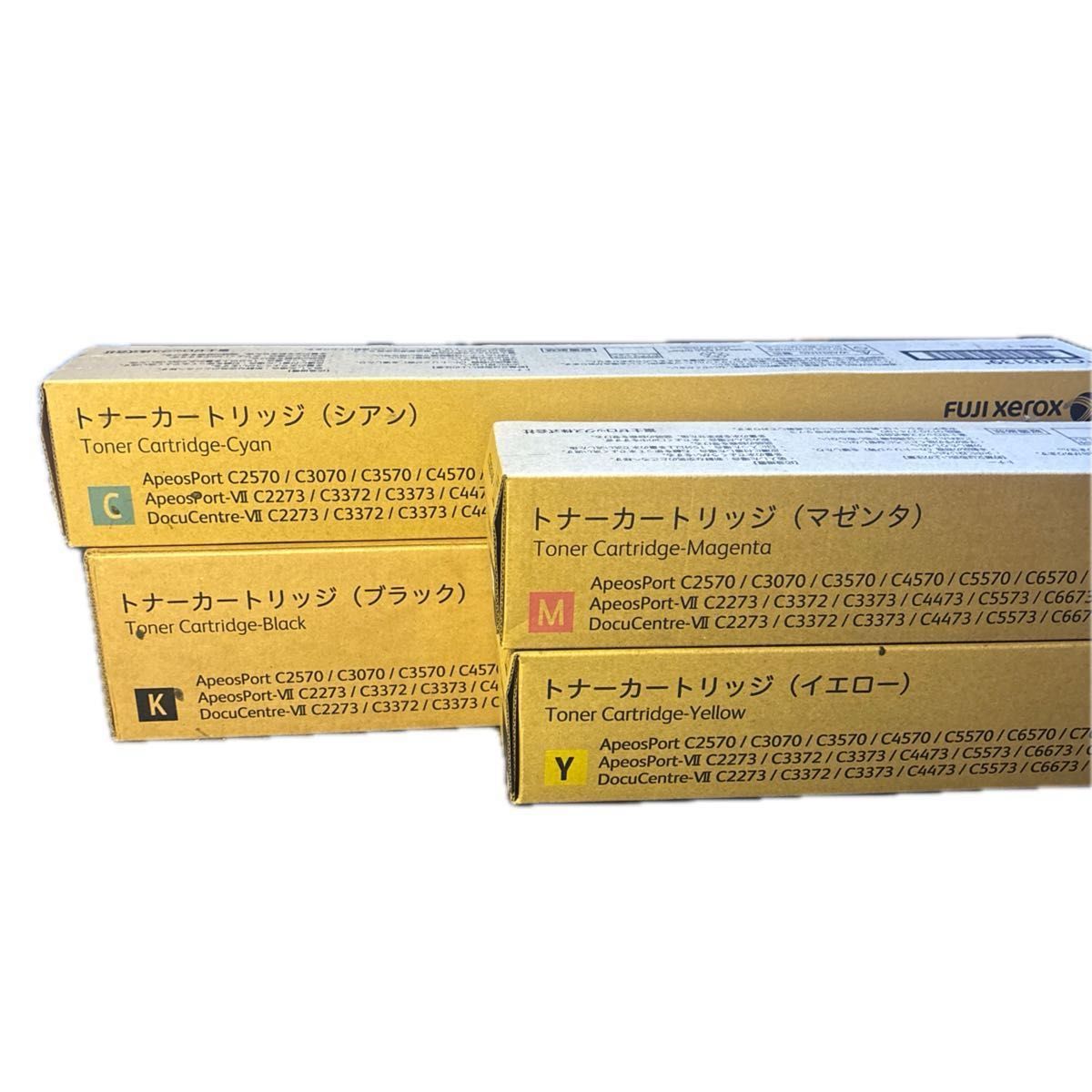 純正品】富士ゼロックス トナーカートリッジ 4色セット CT203138