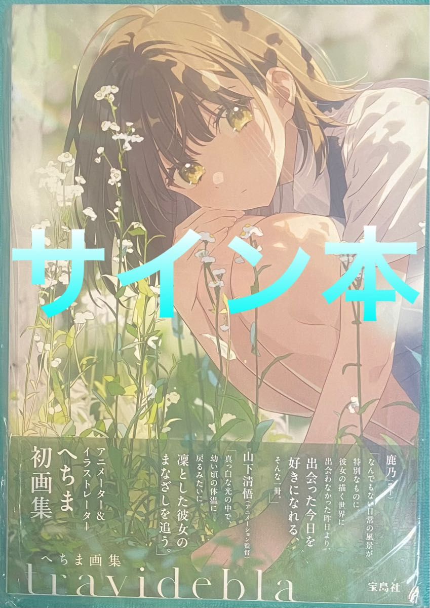 へちま画集 travidebla へちま 直筆サイン本 シュリンク未開封品