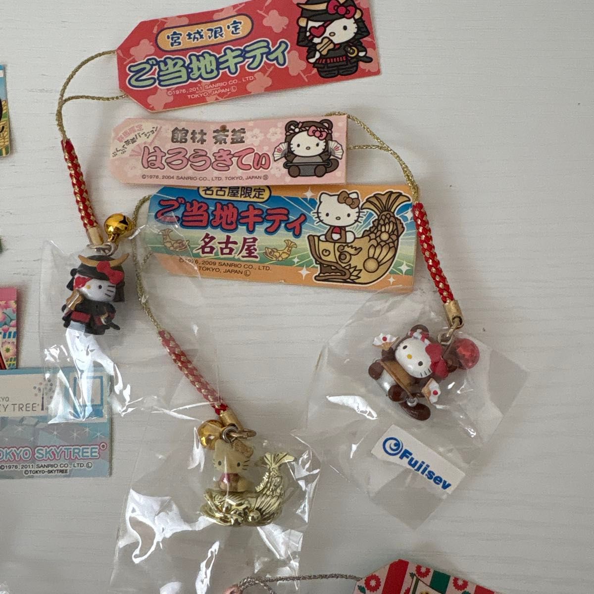 ご当地 キティ 根付け 13点セット ストラップ まとめ売り 当時物