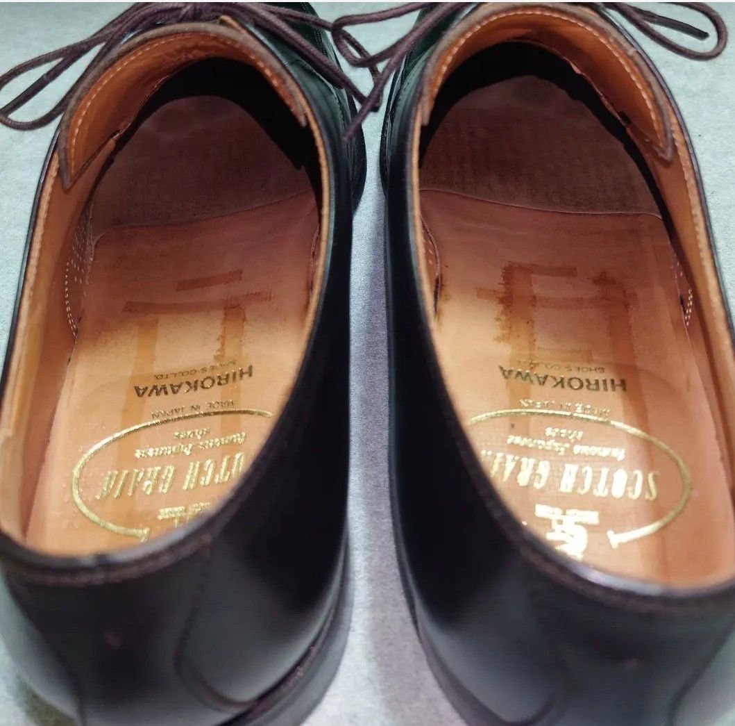 スコッチグレイン HIROKAWA ダークブラウン ビジネス・ドレスシューズ