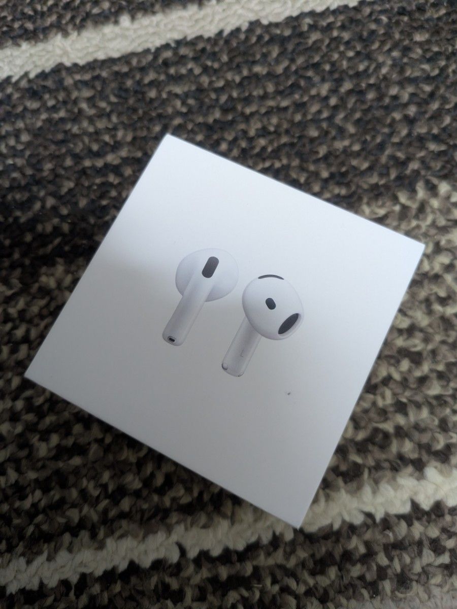 2026年2月購入 【新品未開封】AirPods 4 MXP63J/A 保証付けられます