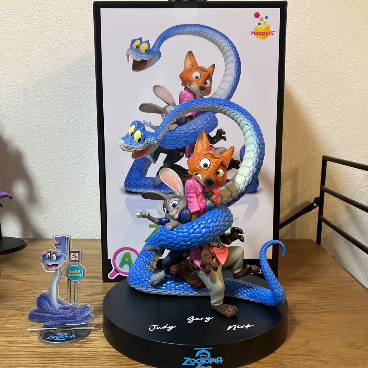 Happyくじ ズートピア2 A賞 ポスターフィギュア ゲイリーアクスタ