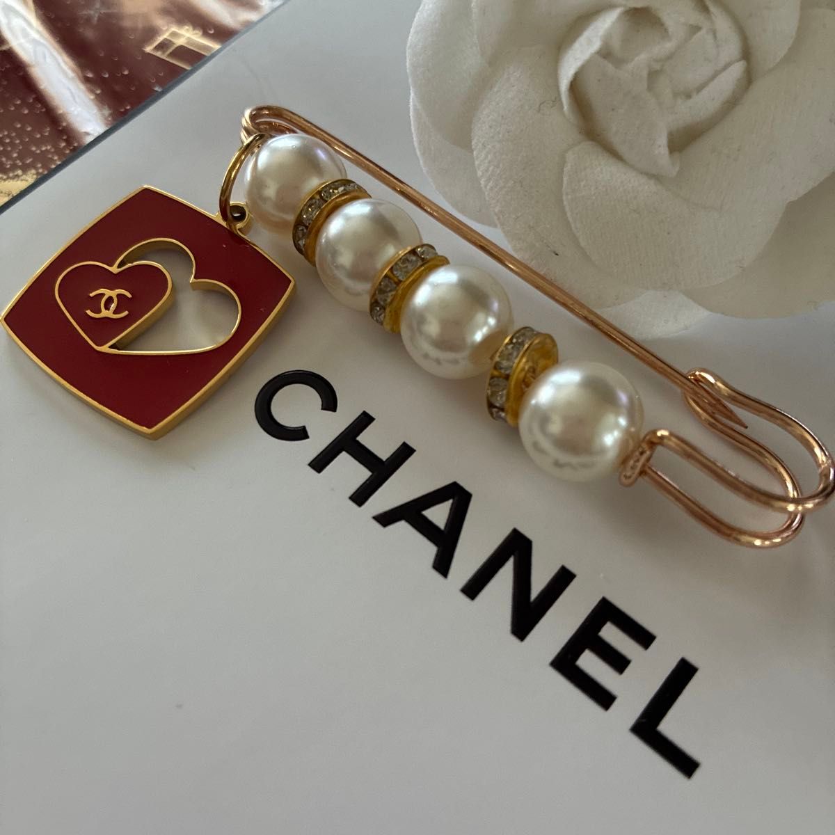 CHANEL シャネル ノベルティ2026バレンタインハートチャーム付き新品