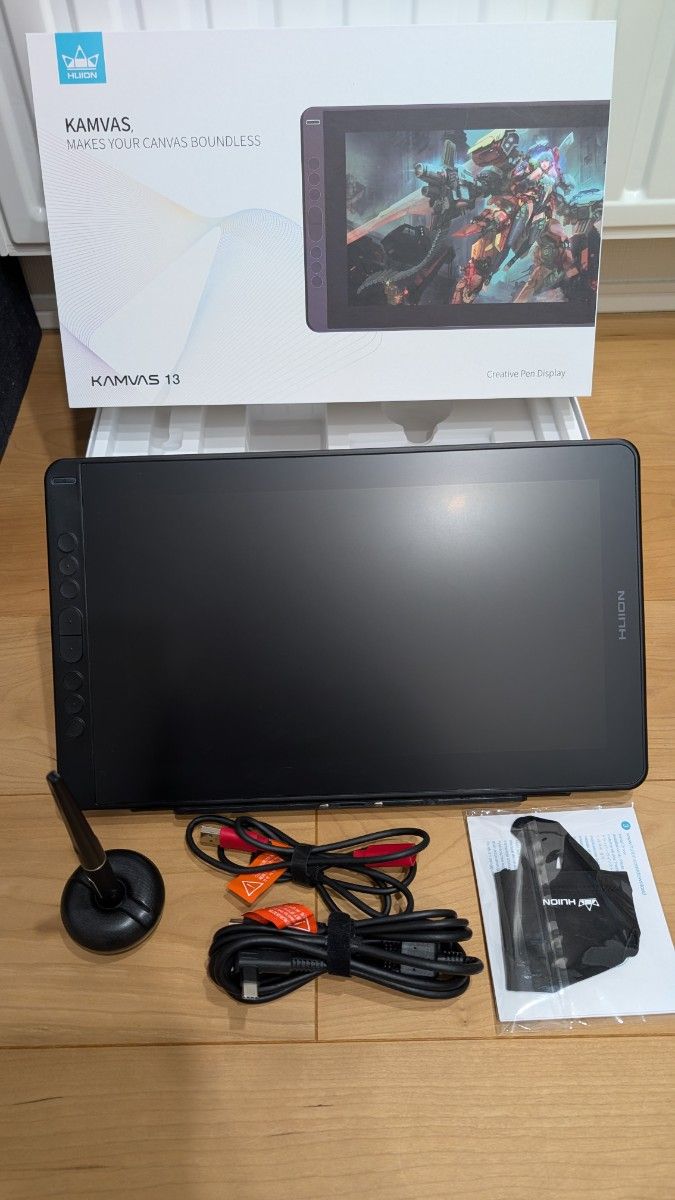 HUION KAMVAS 13 液晶ペンタブレット 中古品 美品 イラスト 液タブ