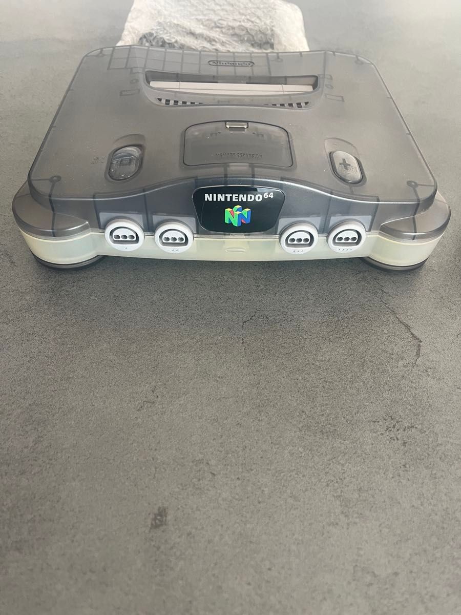 ニンテンドー64 本体 ジャスコ限定 クリアグレー コントローラー 電源