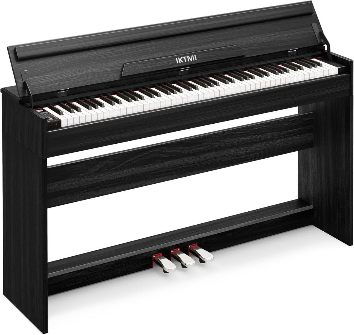 木製 電子ピアノ 88鍵盤 ペダル付き ファンクションボックス 練習用
