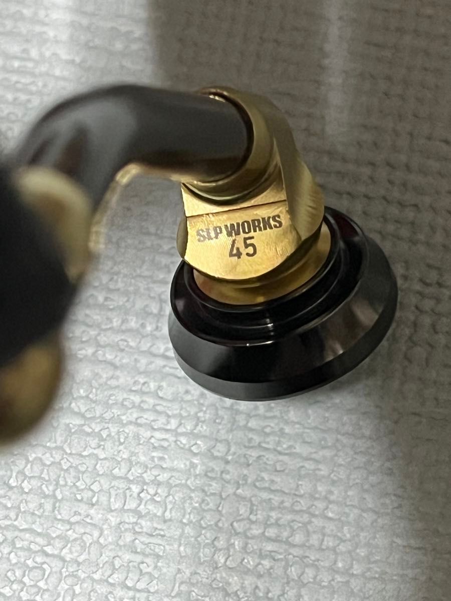 実釣未使用品 カーボンライトハンドル 45㎜&ザイオンノブ&ハンドル