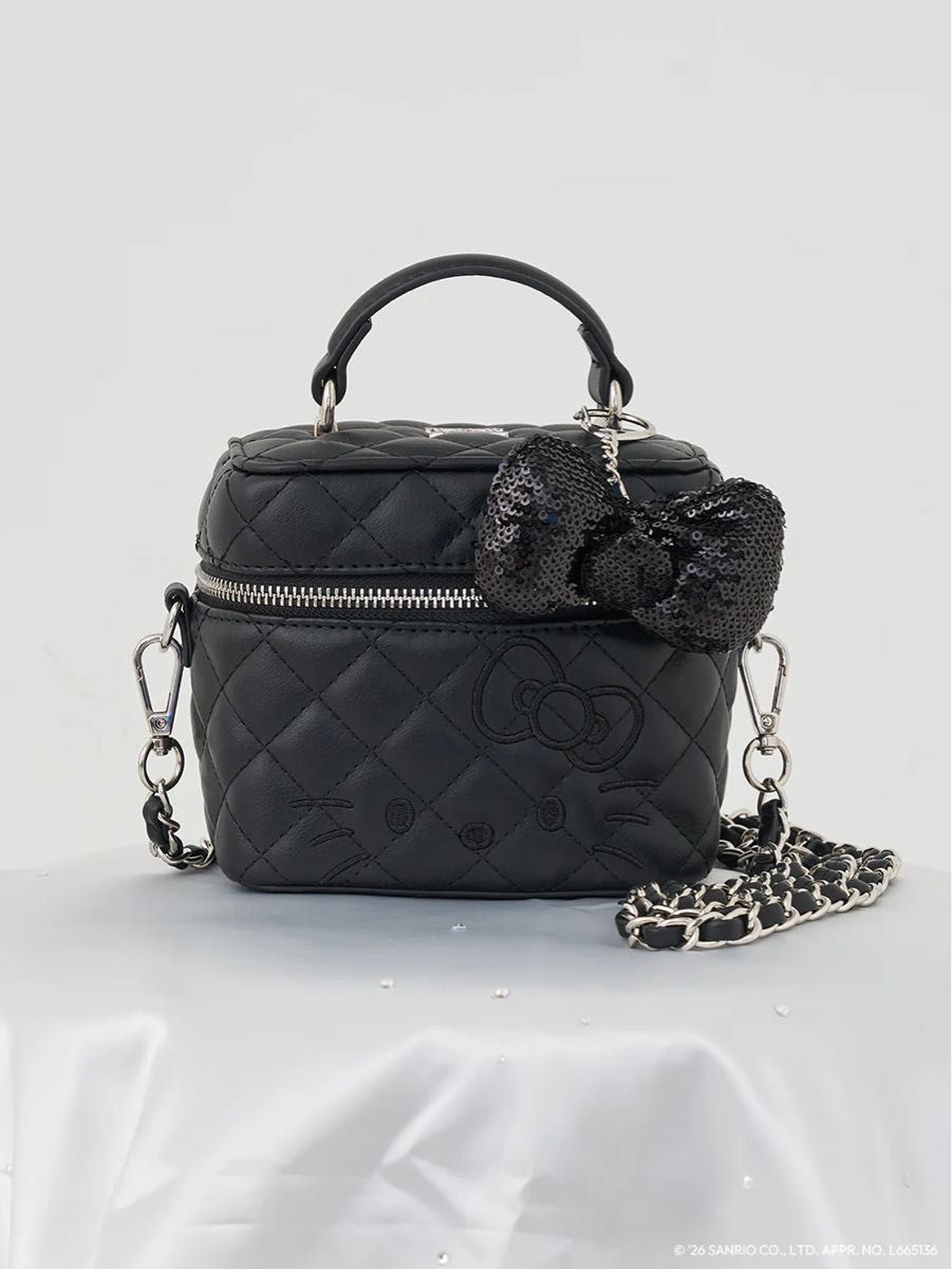 ダーリッチ Hello Darich キルティングスクエアミニバッグ キティ