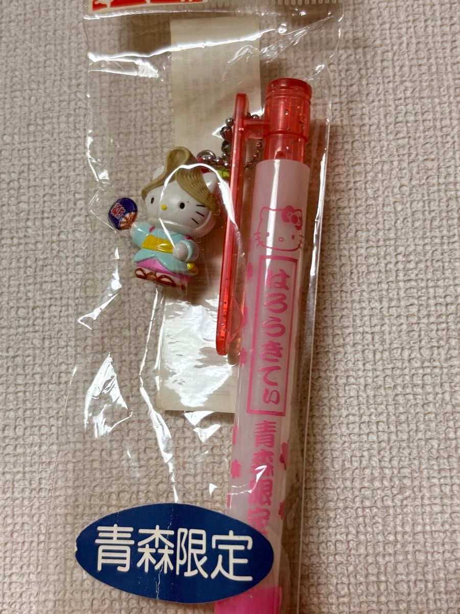 2001年サンリオ ご当地キティ 青森限定 ねぶた祭り シャーペン ハロー