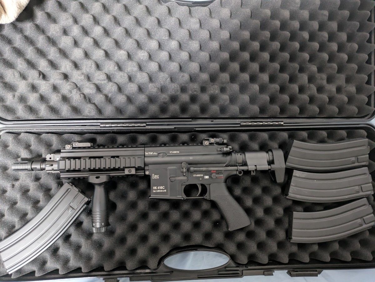 hk416c 東京マルイ 次世代電動ガン ケース 予備マガジン付き｜Yahoo