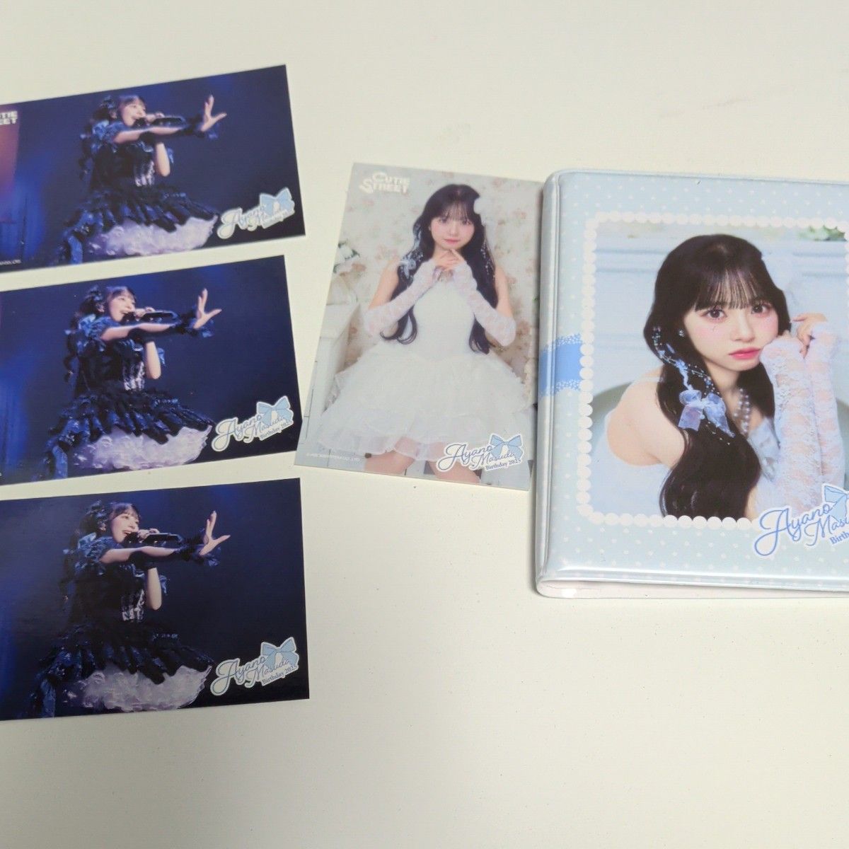 増田 彩乃 缶バッチ キーホルダー クリアポスター チェキファイル