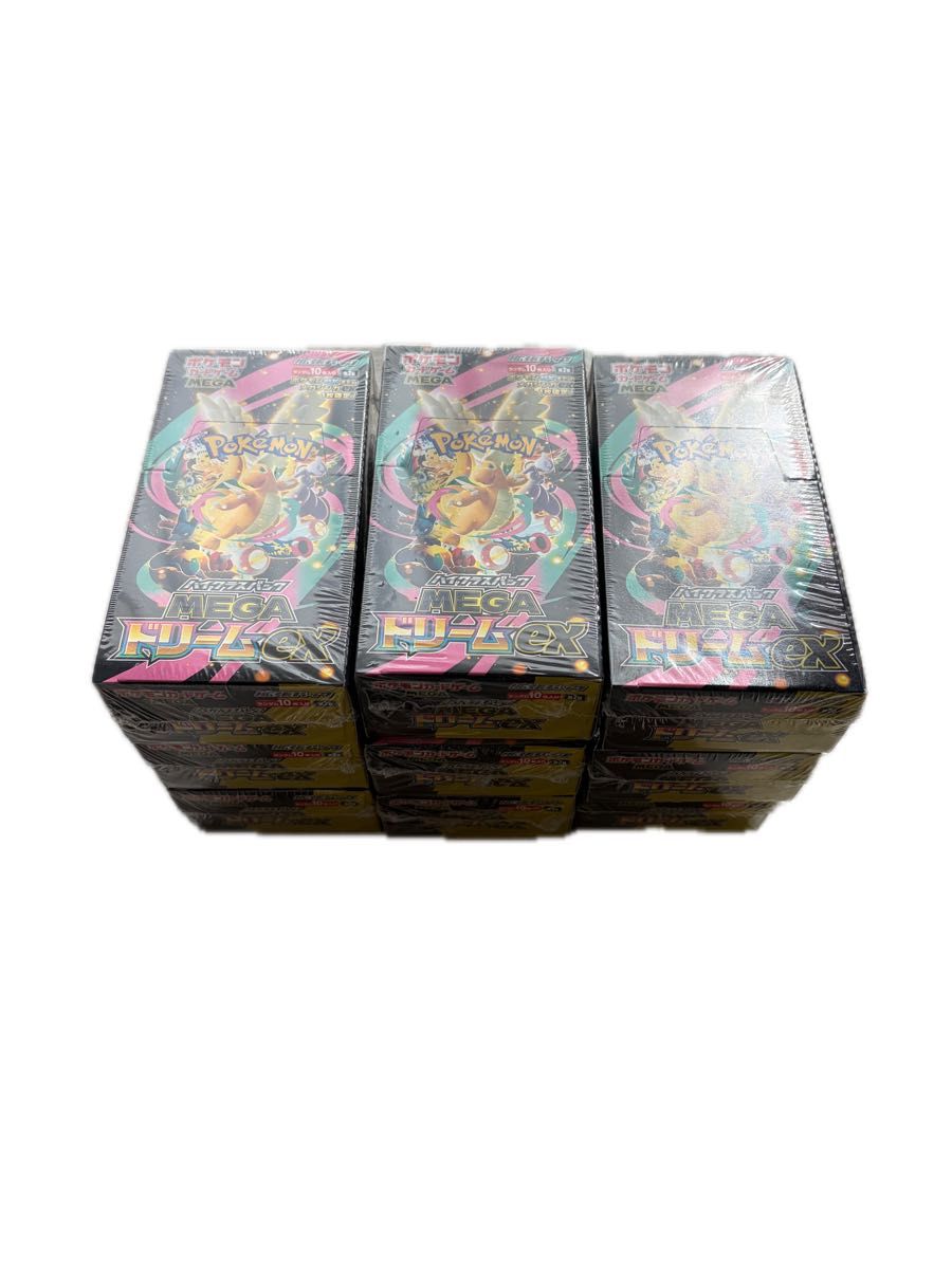 メガドリーム 9箱 シュリンク付き ポケモンカードゲーム MEGAドリーム