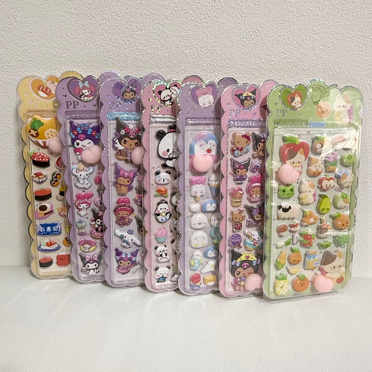 サンリオキャラクターズ ボンボンドロップシール まとめ売り18点セット