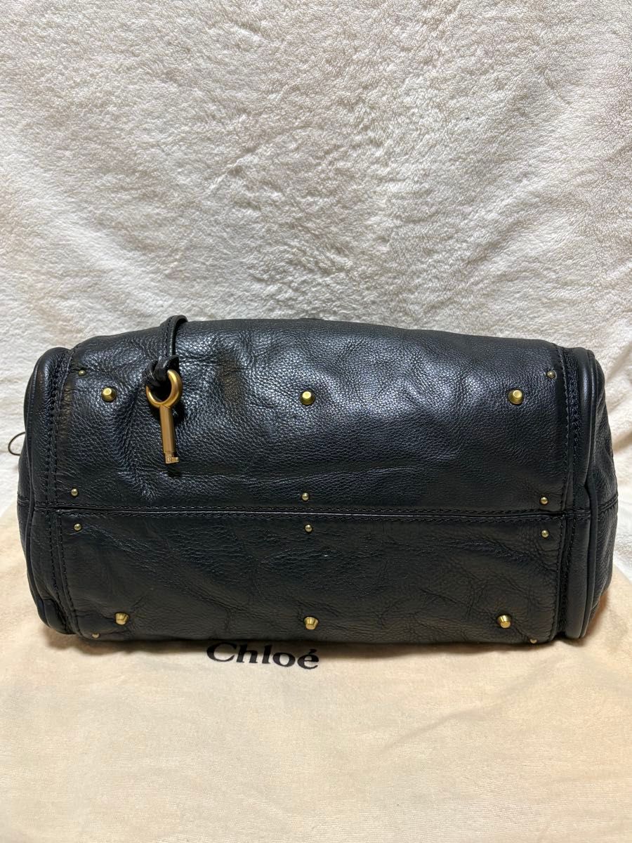極美品/希少 Chloe クロエ パディントン ハンドバッグ ブラック 初期