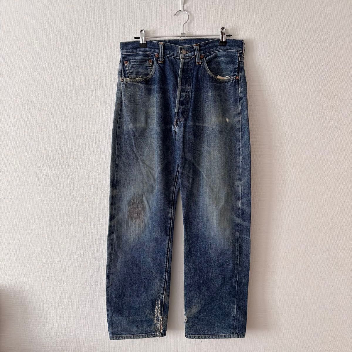 LEVI'S 501XX デニムパンツ W32 L36 90s USA製 BIGE バレンシア工場
