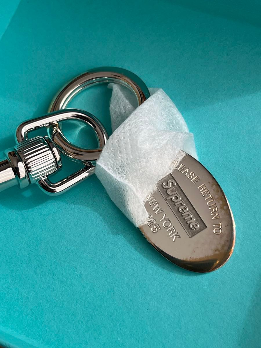 Supreme Tiffany & Co Oval Tag Keyring シュプリームティファニー