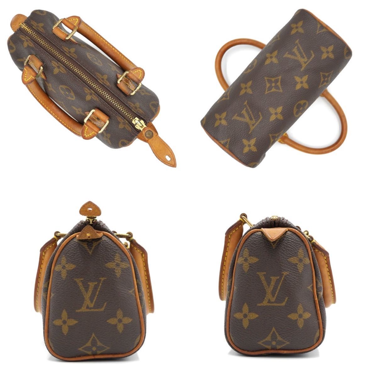 ルイヴィトン ミニ スピーディ ショルダーバッグ モノグラム カデナ 鍵