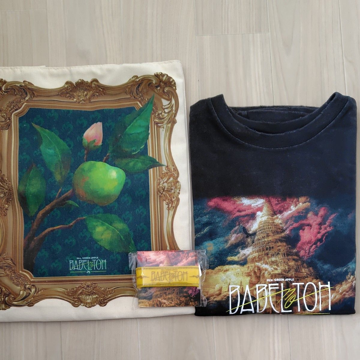 Mrs GREEN APPLE BABELnoTOH Tシャツ トートバッグ ラバーバンド