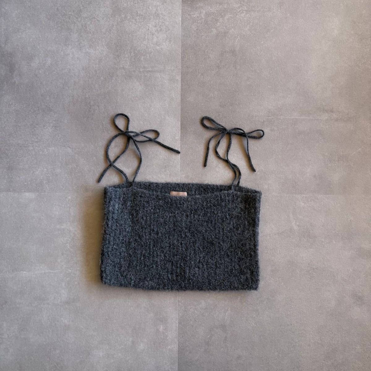 美品】SHISHIKUI CAMI NKIT Short / gray シシクイ キャミソール