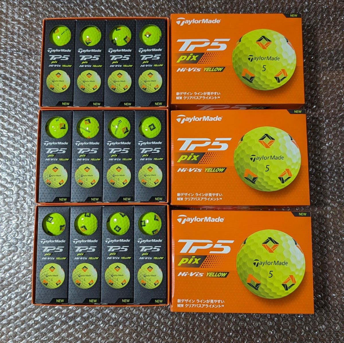 新品 テーラーメイド TP5 pix イエロー 2024年モデル 3ダース｜Yahoo