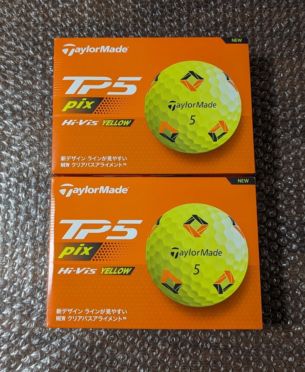 新品 テーラーメイド TP5 pix イエロー 2024年モデル 2ダース｜Yahoo