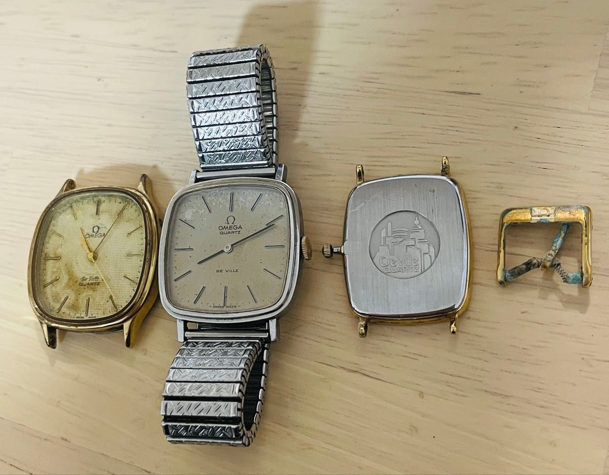 OMEGA オメガ デビル メンズ DE VILLE 3つ セット 尾錠 ジャンク