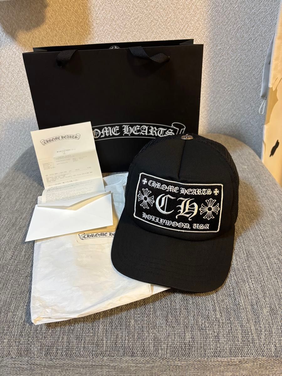 国内正規品】クロムハーツキャップ ジャパンタグ ブラック 確実正規品