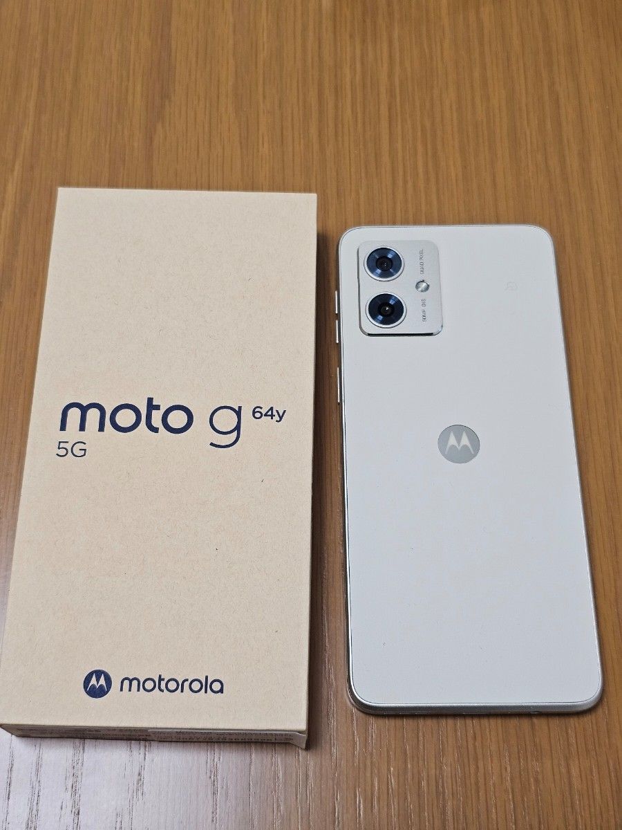 ワイモバイル moto g64y SIMフリー バニラクリーム｜Yahoo!フリマ（旧