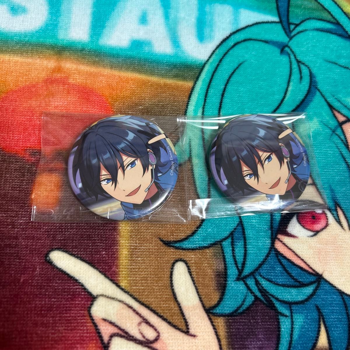 あんさんぶるスターズ氷鷹北斗コレクション缶バッジOct 2個｜Yahoo