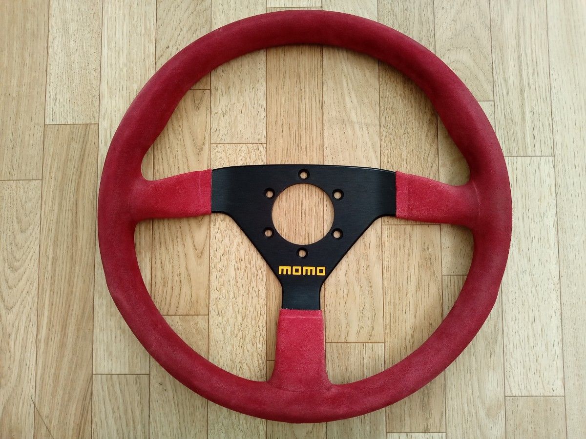 MOMO モモ ステアリング MOD 78 TYP V35 スエード バックスキン 350φ