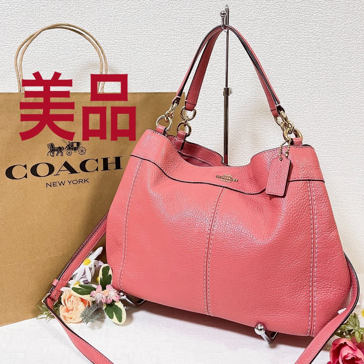 COACH コーチ ショルダーバッグ 2WAY ハンドバッグ 斜め掛け 手提げ