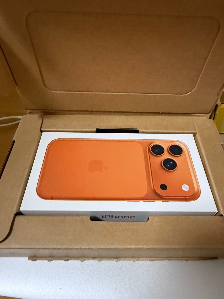 新品未開封 iPhone 17 pro 256GB コズミックオレンジ 国内simフリー