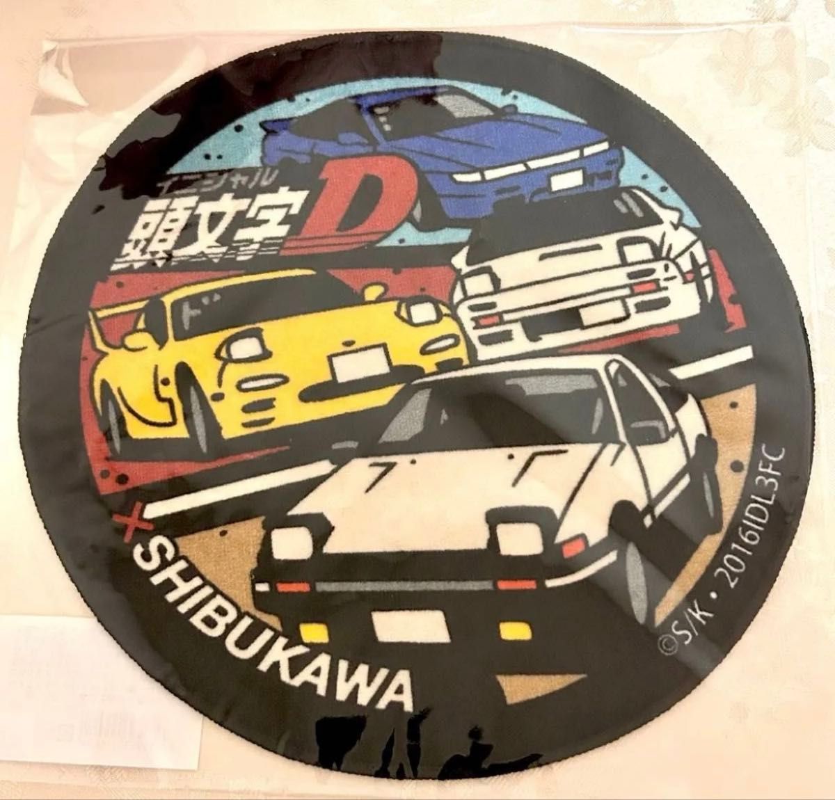 新品 頭文字D × SHIBUKAWA コラボマンホール タオル(渋川限定)｜Yahoo