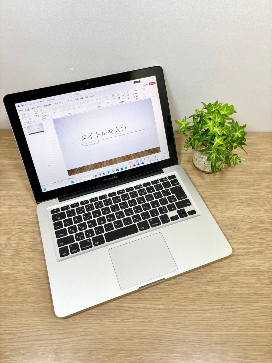 Office2024 MacBook Pro 13 Windows11Pro Apple ノートパソコンPC