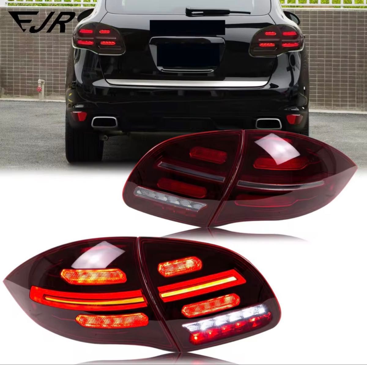 希少】ポルシェ カイエン 2011-2014 LEDテールランプ左右セット｜Yahoo