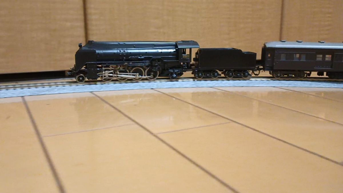 HOゲージ 天賞堂アダチ D5123号機全流 蒸気機関車 カンモーター