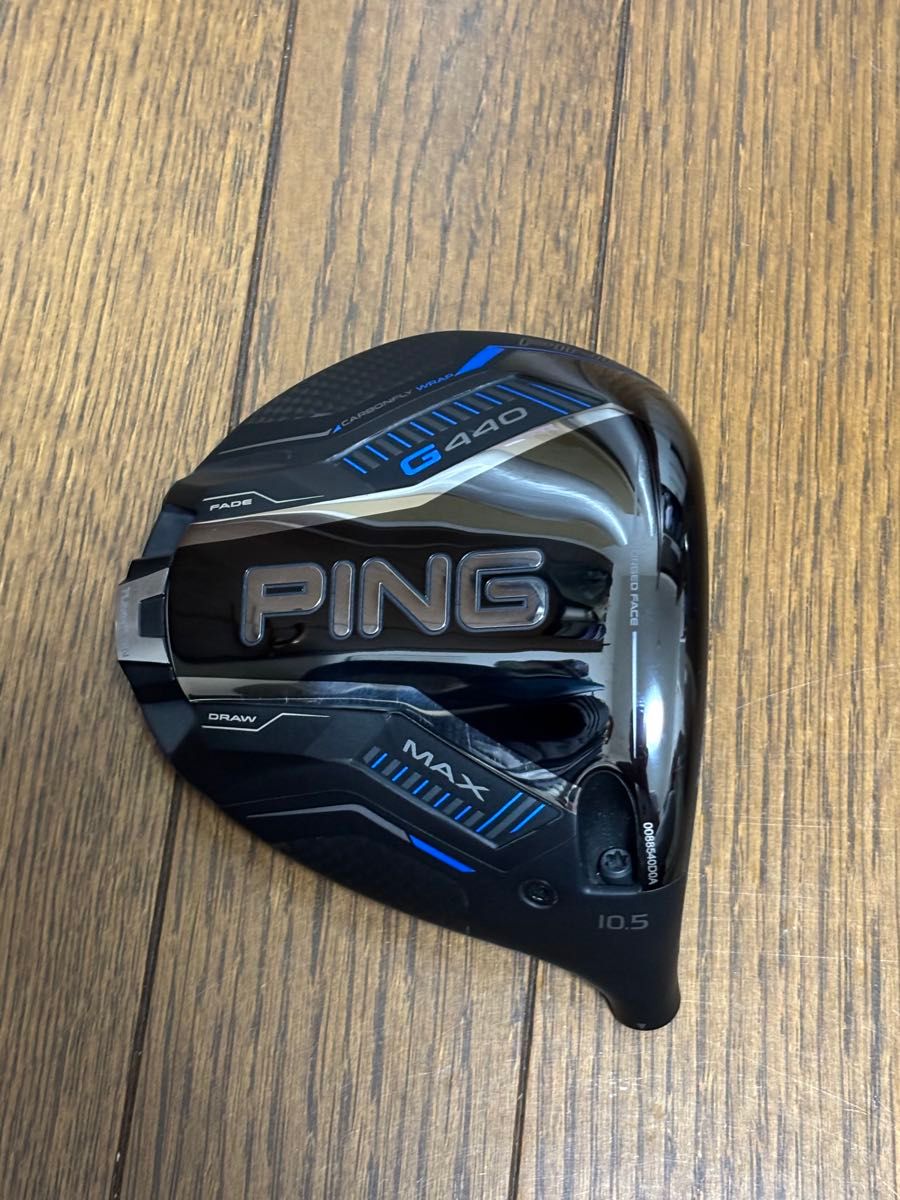 美品 PING G440 MAX ドライバーヘッド 10 5度 ヘッドカバー ト