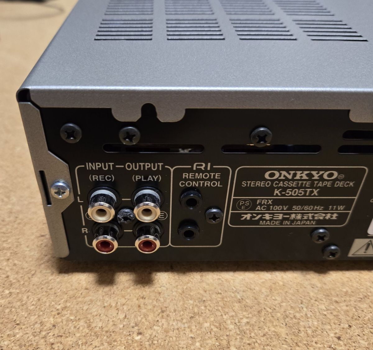 ONKYO K-505TX カセットデッキ 中古動作品｜Yahoo!フリマ（旧PayPay