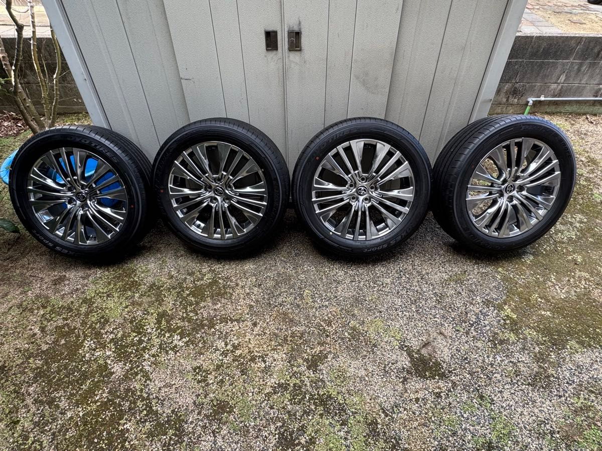 新車外し トヨタ 80ハリアー 純正ホイール 19in 7J +35 PCD114 3 225