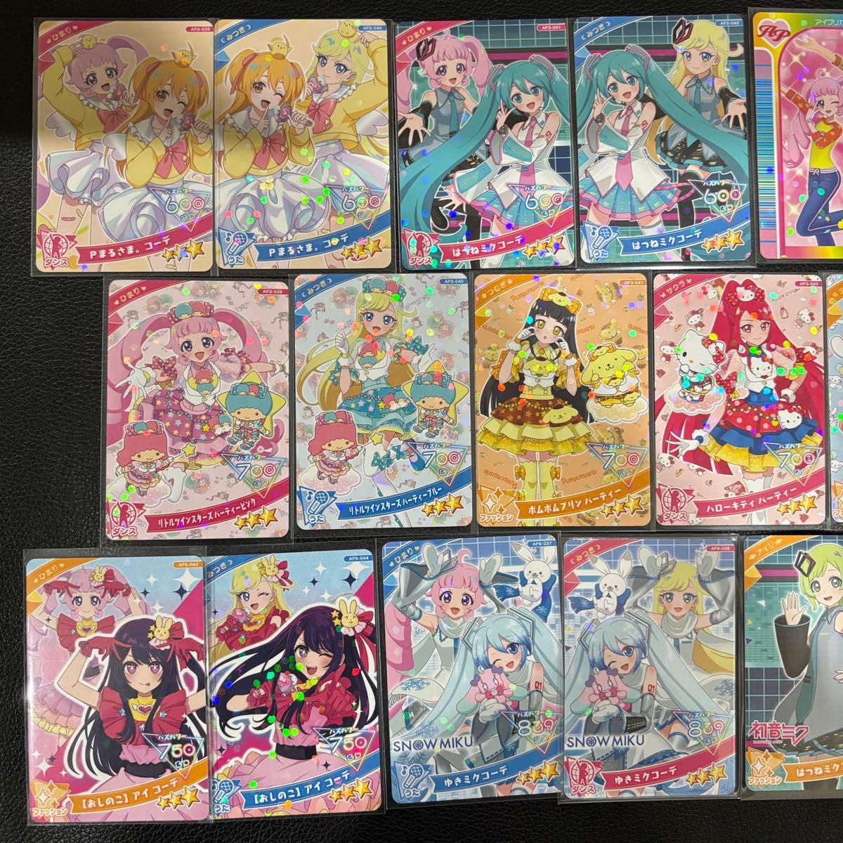 ひみつのアイプリ サンリオ 初音ミク P丸様 ラブandベリー 推しの子 雪