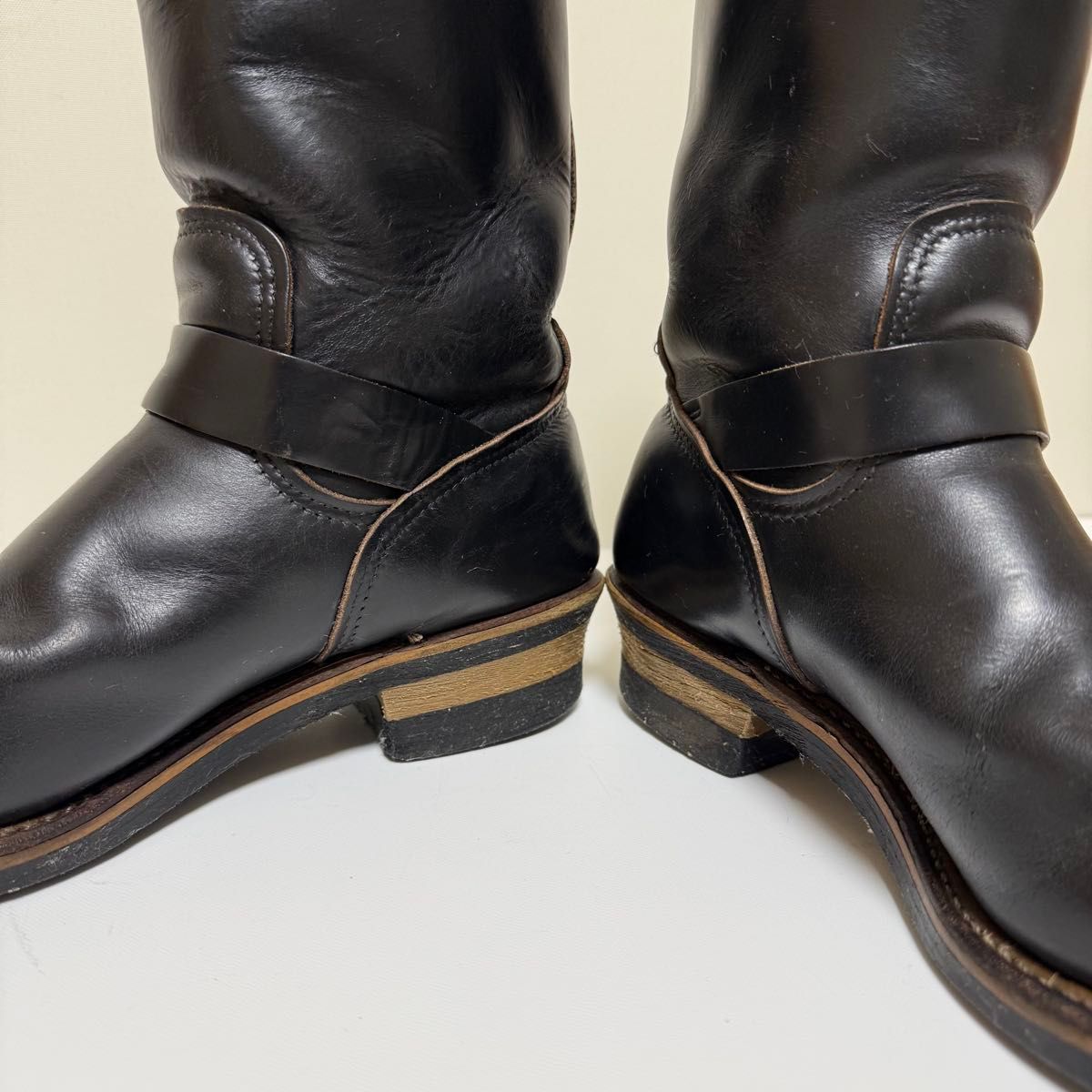 PT91】レッドウィング エンジニアブーツ 茶芯 9D 27cm スチールトゥ