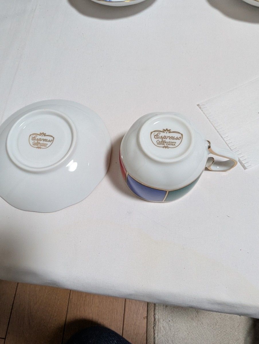 HOYA エスプレッソコレクション デミタスカップ＆ソーサー 5客セット