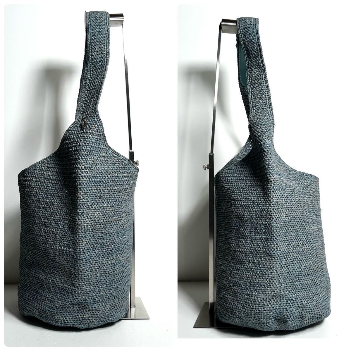 ほほ未使用♪ ヘレンカミンスキー ラフィア ワンハンドルショルダー