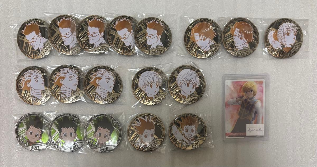 anisuki ハンターハンター 彫金シリーズ 缶バッジ｜Yahoo!フリマ（旧