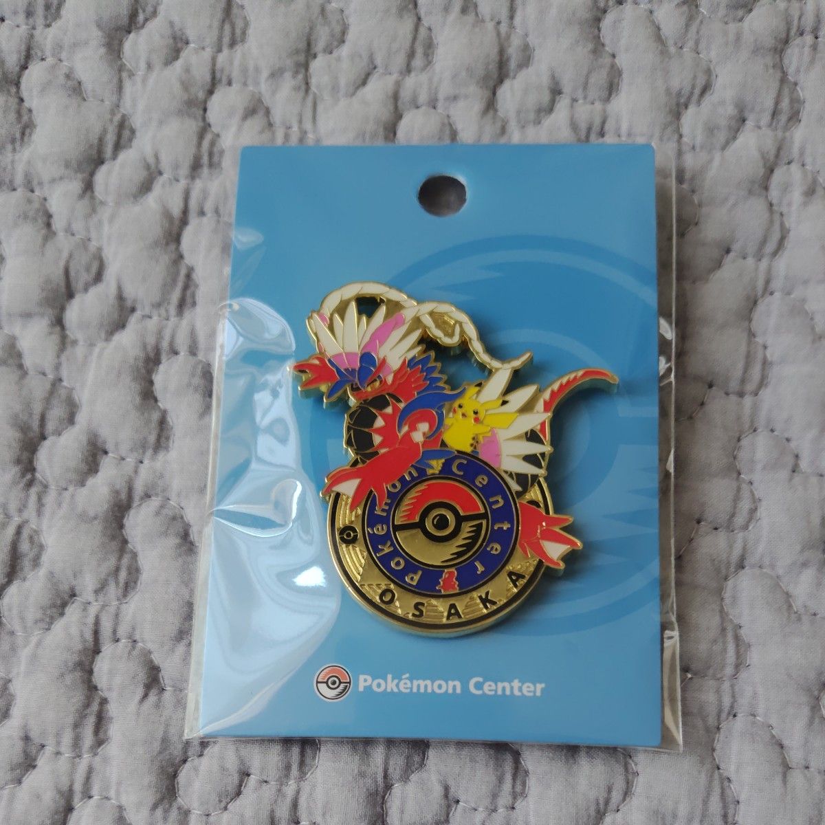 ポケモンセンターオーサカ ロゴピンズ コライドン ピカチュウ 未開封