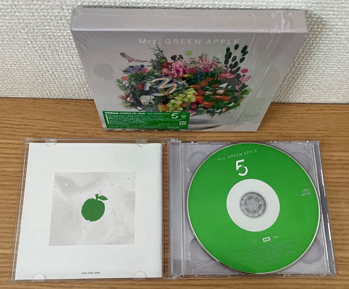 Mrs GREEN APPLE 5 初回限定盤 2DISCS CD+DVD ベストアルバム ミセス