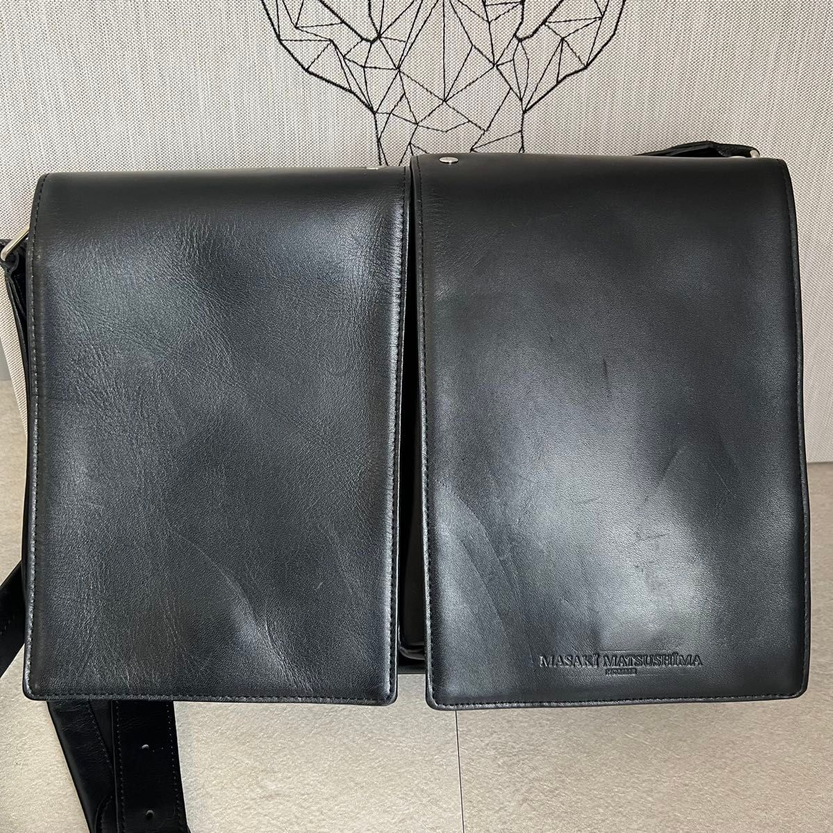 マサキマツシマ ショルダーバッグ レザーバッグ 大容量 A4 本革｜Yahoo