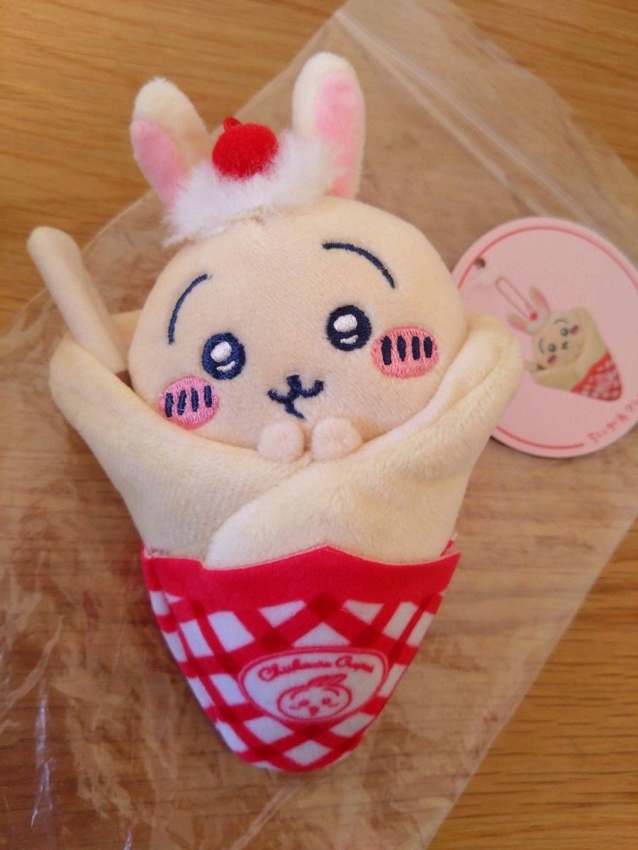ちいかわ クレープになっちゃった クレープくじ マスコット C賞 うさぎ