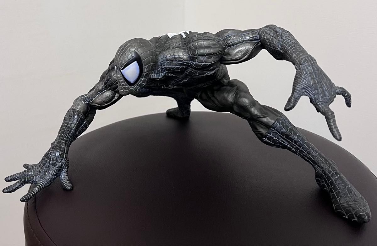 開封未展示品】ソフビナル スパイダーマン black suit ver ブラック